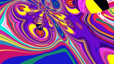 yaratıcı geometrik arka plan. dinamik şekiller bileşimi 