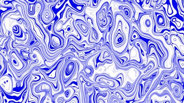 Mavi yağlı boya resimli sıvı soyut arkaplan