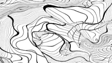 Yağlı boya çizgileri olan siyah beyaz sıvı arkaplan 