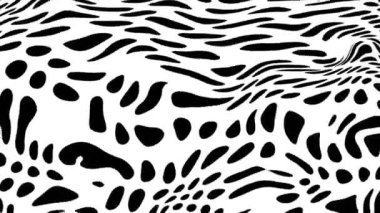 Yağlı boya çizgileri olan siyah beyaz sıvı arkaplan 