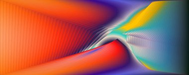 Yaz tasarımı için renkli eğimli sıvı soyut arkaplan