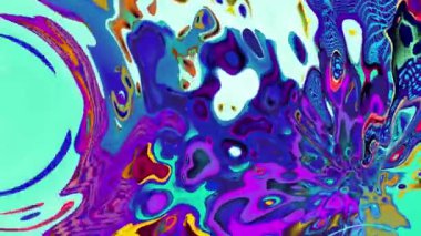 Renkli soyut psikedelik ve akışkan arkaplan