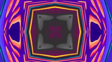 Soyut kaleydoskop arkaplanı. Güzel çok renkli kaleydoskop dokusu. Eşsiz kaleydoskop tasarımı. 