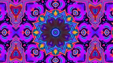 Güzel çok renkli kaleydoskop dokusu arka planı. Benzersiz kaleydoskop tasarımı. 