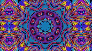 arkaplan veya duvar kağıtları için kusursuz soyut kaleydoskop deseni