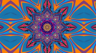 arkaplan veya duvar kağıtları için kusursuz soyut kaleydoskop deseni