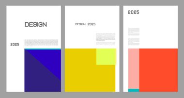 minimal kapaklar tasarım şablonu, modern broşürler