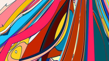 parlak resimli yaratıcı soyut arkaplan 