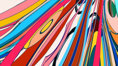 parlak resimli yaratıcı soyut arkaplan 