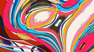 parlak resimli yaratıcı soyut arkaplan 