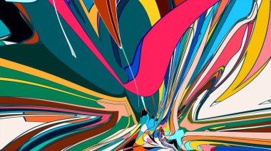 parlak resimli yaratıcı soyut arkaplan 