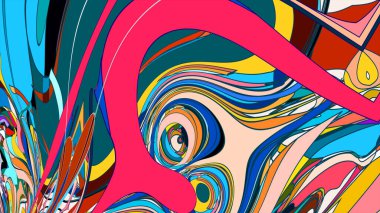 parlak resimli yaratıcı soyut arkaplan 