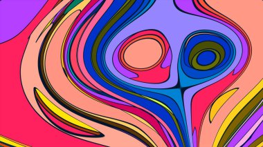  Renkli desenli mor soyut arkaplan