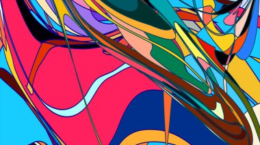 parlak resimli yaratıcı soyut arkaplan 