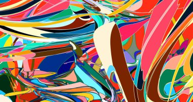 parlak resimli yaratıcı soyut arkaplan 