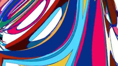 Yaz için soyut renkli sıvı fraktal psikedelik arkaplan