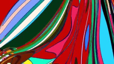 Yaz için soyut renkli sıvı fraktal psikedelik arkaplan