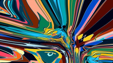 yaratıcı soyut çok renkli geometrik arkaplan