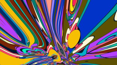 Renkli soyut geometrik arka plan illüstrasyon.