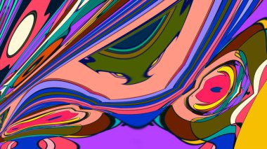 Renkli soyut geometrik arka plan illüstrasyon.