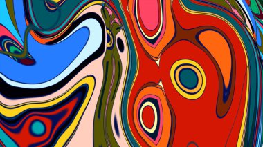 Renkli desenli yaratıcı soyut arkaplan