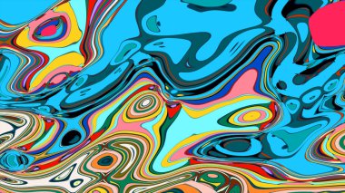 abstract background of colorful wavy lines.