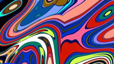 yeşil ve mavi renkli geometrik desenli soyut arkaplan