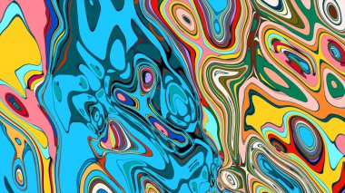 abstract background of colorful wavy lines.