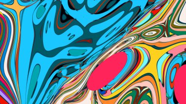 abstract background of colorful wavy lines.