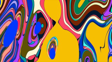 Renkli desenli yaratıcı soyut arkaplan