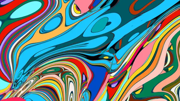 abstract background of colorful wavy lines.