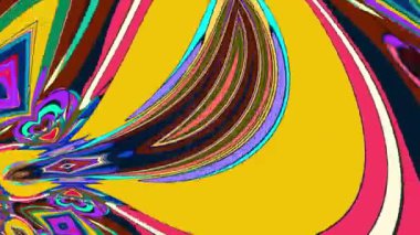 Yaz için soyut renkli sıvı fraktal psikedelik arkaplan