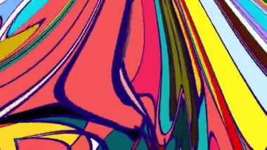 Yaz için soyut renkli sıvı fraktal psikedelik arkaplan