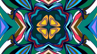 yaratıcı soyut renkli kaleydoskop arkaplanı