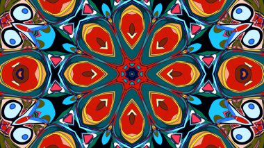 yaratıcı soyut renkli kaleydoskop arkaplanı