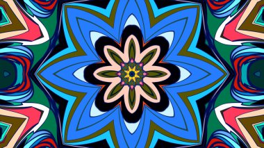 Kusursuz iz sürücü fayans mehndi tasarımı. Etnik süs, renkli karalama simetri dokusu. Geleneksel ruhani kabile tasarımı