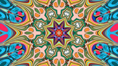 Kusursuz iz sürücü fayans mehndi tasarımı. Etnik süs, renkli karalama simetri dokusu. Geleneksel ruhani kabile tasarımı