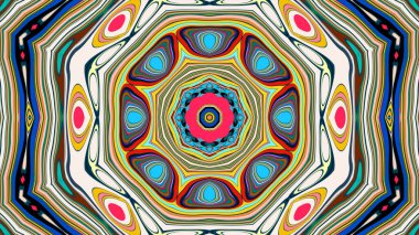 Kusursuz iz sürücü fayans mehndi tasarımı. Etnik süs, renkli karalama simetri dokusu. Geleneksel ruhani kabile tasarımı