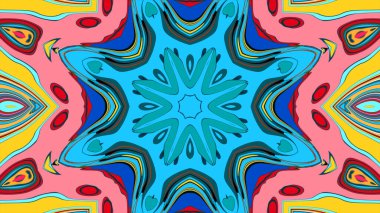 Kusursuz iz sürücü fayans mehndi tasarımı. Etnik süs, renkli karalama simetri dokusu. Geleneksel ruhani kabile tasarımı