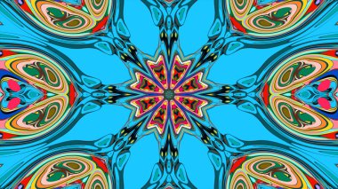 Kusursuz iz sürücü fayans mehndi tasarımı. Etnik süs, renkli karalama simetri dokusu. Geleneksel ruhani kabile tasarımı