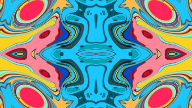 Kusursuz iz sürücü fayans mehndi tasarımı. Etnik süs, renkli karalama simetri dokusu. Geleneksel ruhani kabile tasarımı