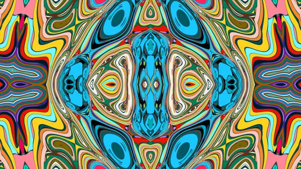 Kusursuz iz sürücü fayans mehndi tasarımı. Etnik süs, renkli karalama simetri dokusu. Geleneksel ruhani kabile tasarımı