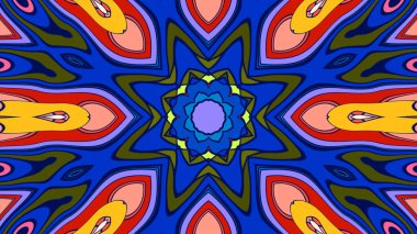 Kusursuz iz sürücü fayans mehndi tasarımı. Etnik süs, renkli karalama simetri dokusu. Geleneksel ruhani kabile tasarımı