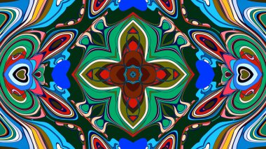 Tasarım için soyut sanatsal renkli arkaplan yineleniyor