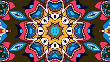 Tasarım için soyut sanatsal renkli arkaplan yineleniyor