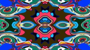 Tasarım için soyut sanatsal renkli arkaplan yineleniyor