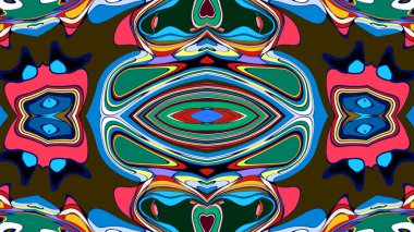 Tasarım için soyut sanatsal renkli arkaplan yineleniyor