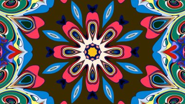 Tasarım için soyut sanatsal renkli arkaplan yineleniyor