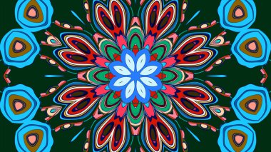 Tasarım için soyut sanatsal renkli arkaplan yineleniyor