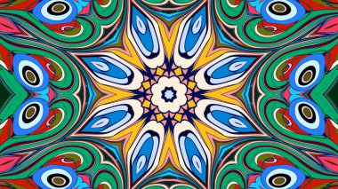 Tasarım için soyut sanatsal renkli arkaplan yineleniyor